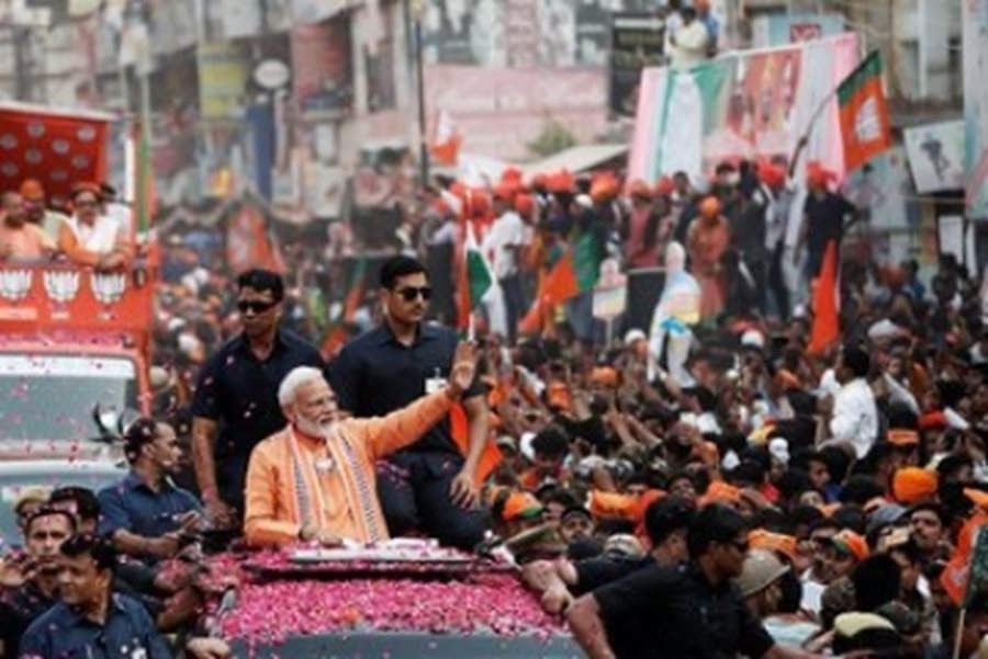 PM Modi Holds Mega Roadshow in Puri