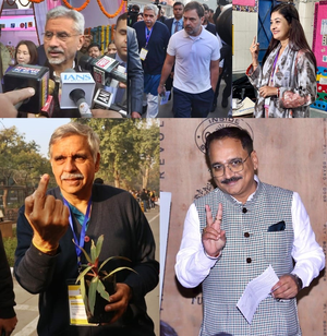 Delhi Decides Today: Jaishankar, Rahul, Dikshit, Sachdeva Exercise Their Franchise