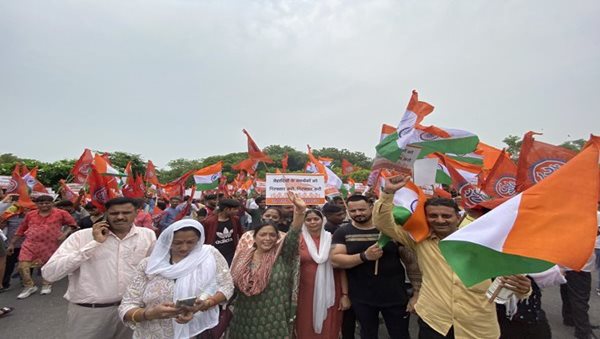 Hindu organisations conduct peace march in Delhi