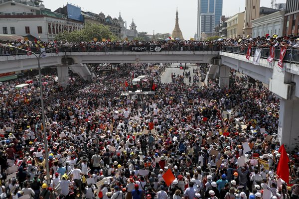 Myanmar Junta Orders Martial Law in 6 Yangon Townships