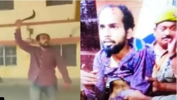 IIT Graduate man attacks cops with sharp weapon outside Goraknath temple   