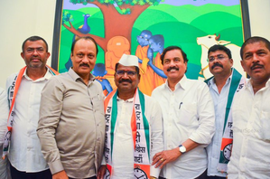 Cong MLA Joins Ajit Pawar's NCP Ahead of  Maharashtra Assembly Polls