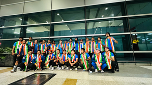 Men's hockey team returns to India after winning Asian Champions Trophy