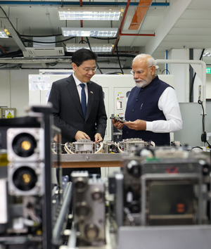 PM Modi Visits Chip Manufacturing Unit in Singapore, Discusses Collaborations