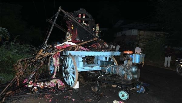 11 devotees electrocuted in temple chariot procession in Tamil Nadu