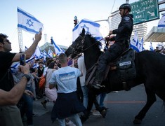 Protesters Block Highway in Israel after Police Chief Forced to Resign