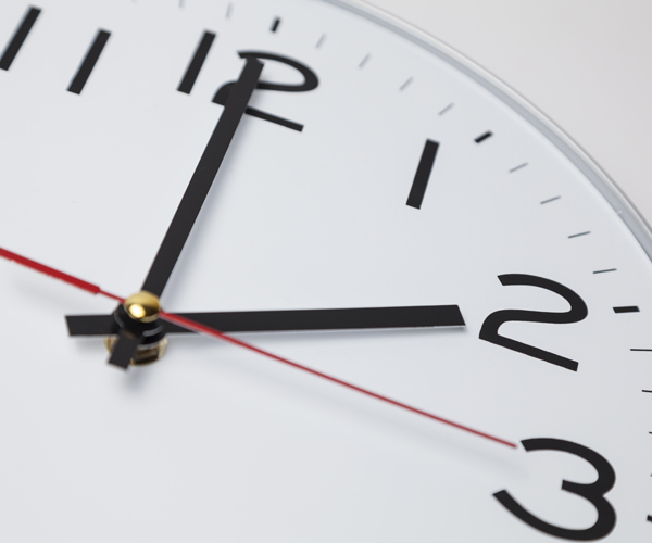 the face of a clock