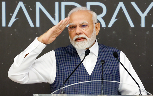 PM Greets Nation on 1ST National Space Day, Lauds India's Space Scientists