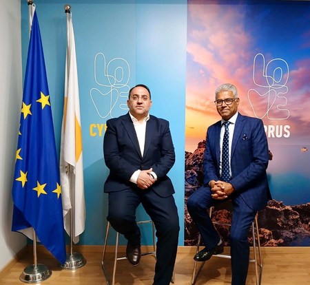 Indian Envoy Meets Cyprus' Dy Tourism Minister to Boost Bilateral Ties, Explore Direct Flight Connectivity