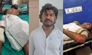 Goon Attacks TN Cop with Sickle, Shot and Captured