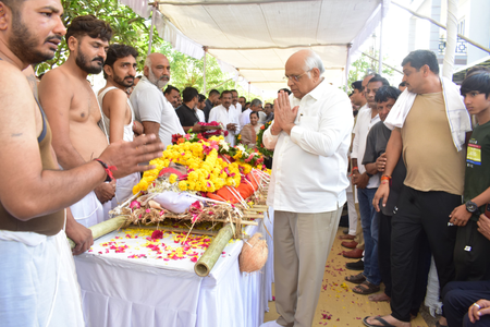 Gujarat CM Attends Last Rites of Pahalgam Terror Attack Victims