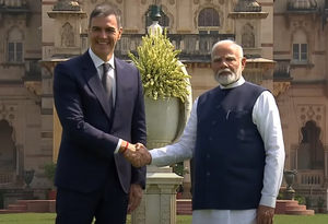 PM Modi, Spanish Prez Pledge to Enhance Partnership in Bilateral Talks, Held at Laxmi Vilas Palace