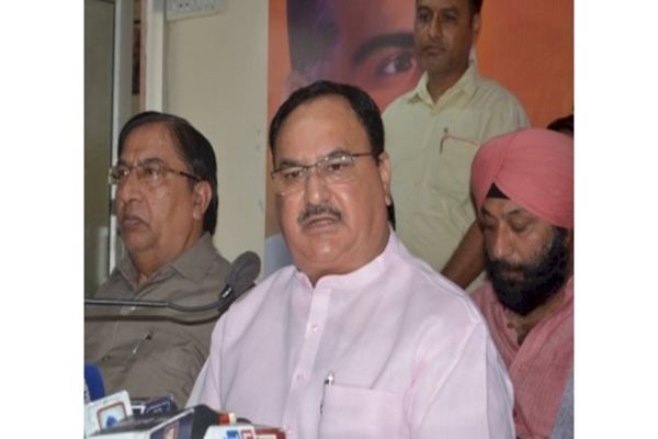 Nadda, Shah Discuss K'taka Situation with Arun Singh