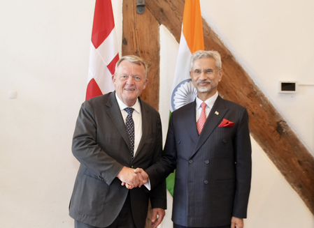 EAM Jaishankar Meets Danish Counterpart Rasmussen, Hails Denmark's Support against Terrorism