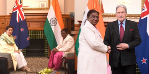 President Murmu Holds Bilateral Talks with New Zealand's Governor General, Deputy PM