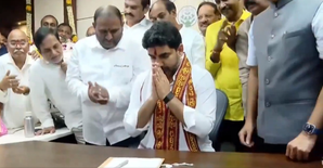 Chandrababu Naidu's Son Lokesh Assumes Office as Minister