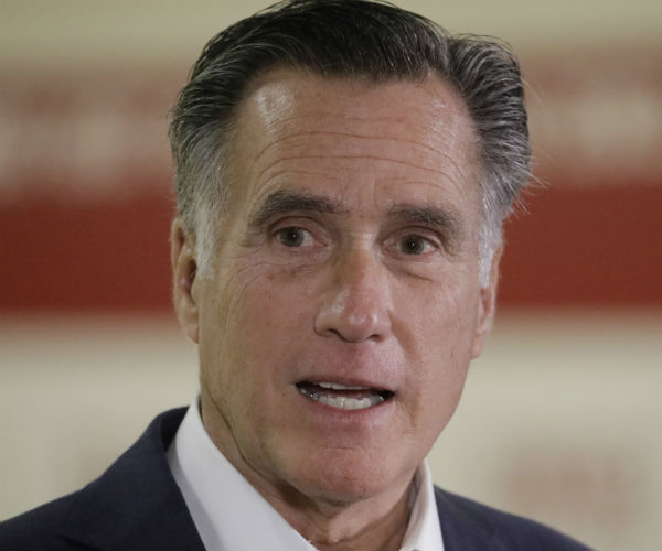 sen. mitt romney is shown