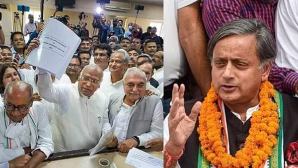 Kharge, Tharoor file nomination for Congress president poll