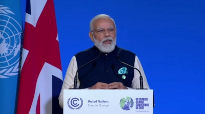 India commits for net zero by 2070 at climate change conference