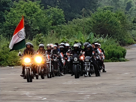Assam Rifles Organises 'Tiranga Bike Rally' to Honour I-Day, Op Sindoor