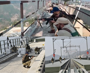 J&K: Mock Security Drill on World's Highest Railway Bridge