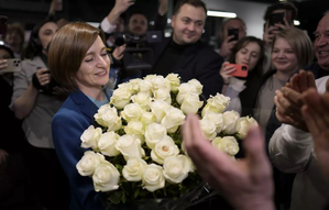 Moldova's Incumbent President Maia Sandu Leads Presidenctial Runoff