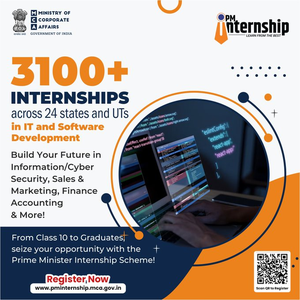 PMI Scheme: MCA Announces over 3,100 Paid IT and Software Development Internships