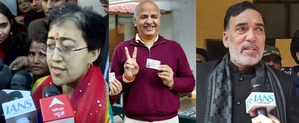 Delhi CM Atishi, Sisodia Cast Their Votes for Delhi Assembly Polls