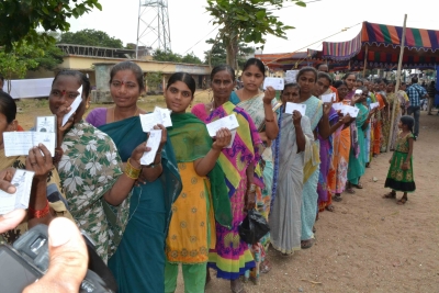 Polling Underway in All 17 LS Seats in Telangana