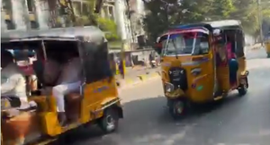 BRS Legislators Arrive in Autorickshaws to Attend Budget Session