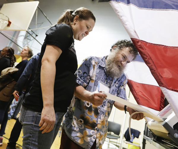 a voting machine in tennessee