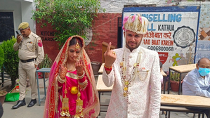 J&K: Couple Cast Vote on Their Marriage Day in Kathua