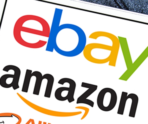 amazon and ebay company logos