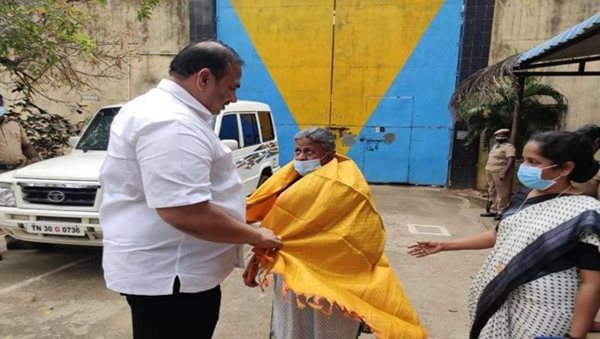 TN ruling DMK MLA receives main accused in Lavanya suicide case with shawl