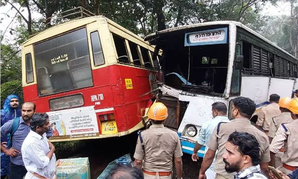 Three Killed as Bus Collides with Car in Karnataka