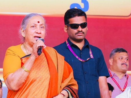 Margaret Alva criticises protest during AI summit, calls for dignity at international events