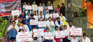 Junior Doctors in Telangana Boycott Outpatient Services over Kolkata Rape-murder Case