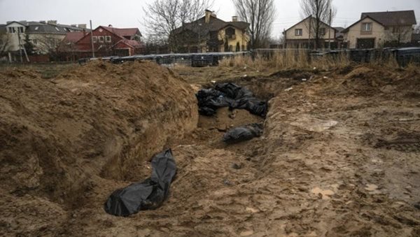 Ukraine accuses Russia of massacre in Bucha