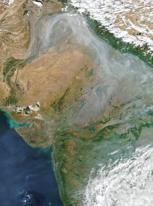 NASA Satellite Images Reveal Expanding Toxic Smoke over Northern India