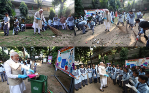 PM Modi Participates in Swachhata, Urges Citizens to Contribute to the Cause