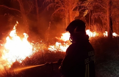 4 Injured as Wildfires Rage in Italy's Sardinia