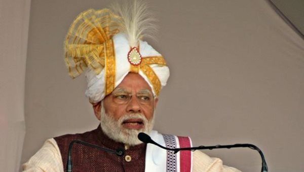 Modi accuses Congress of nurturing militancy in Manipur