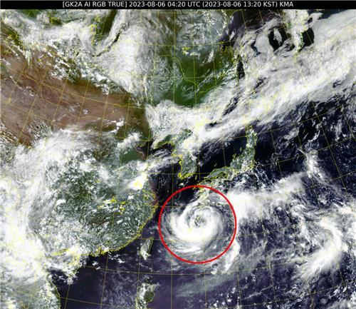 N. Korea Put on Alert against Typhoon Khanun