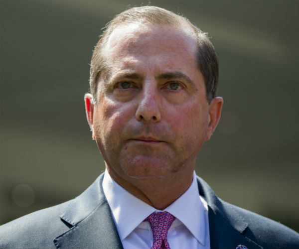 alex azar is shown
