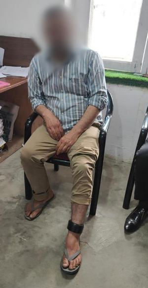 J&K Police Fix GPS Tracking Anklet on Bailed-out Drug Peddler