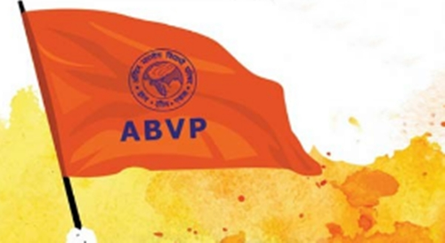 ABVP Members Protest at School in MP'S Bhind after Student Wears 'tilak', 'kalawa' 