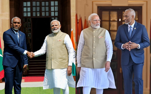 PM Modi Holds Bilateral Talks with Maldives Prez Muizzu 