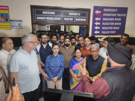Trinamool Leaders Meet People Affected by Pak's Cross-border Shelling in J&K'S Rajouri 