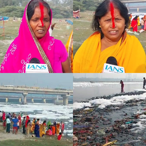 Toxic Foam on Yamuna Raises Concerns as Chhath Puja Begins in Delhi