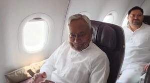 Nitish Kumar, Tejashwi Yadav Leave for Delhi in Same Flight